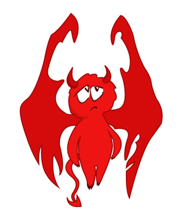 A miserable little red devil
