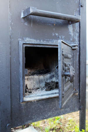 An old fashioned outdoor oven, close upの写真素材
