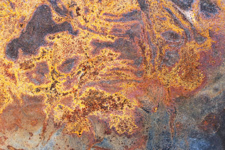 Old rusted metal textureの写真素材