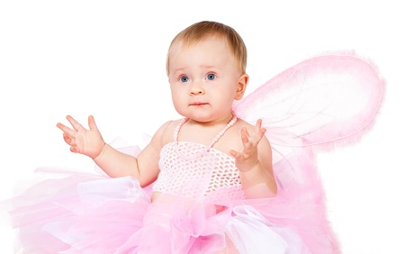 infant girl guess の写真素材