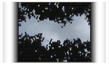 Technology abstract black and white background of cubes