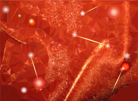 Christmas abstract velvet background with light flaresのイラスト素材