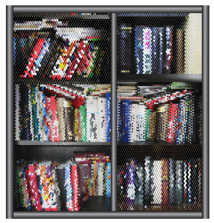 Mosaic background of booksのイラスト素材