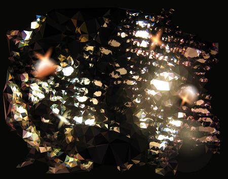 Abstract black background reminiscent of laceのイラスト素材
