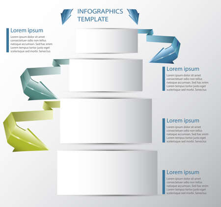 Banner template for webdesign with arrowsのイラスト素材