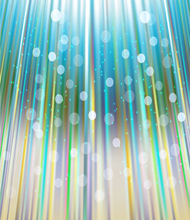Abstract background with rays and flying snowのイラスト素材