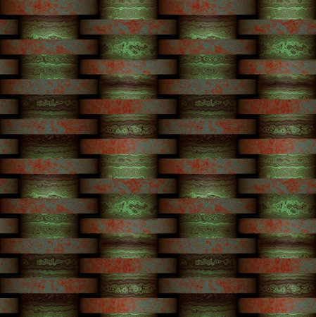 Abstract seamless pattern resembling rusty tubingの写真素材