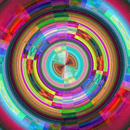 Abstract rotating object resembling a rouletteの写真素材