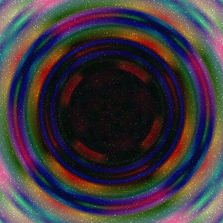Abstract circular object resembling a celestial bodyの写真素材