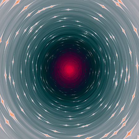 Abstract background reminiscent of a black hole in the universeの写真素材