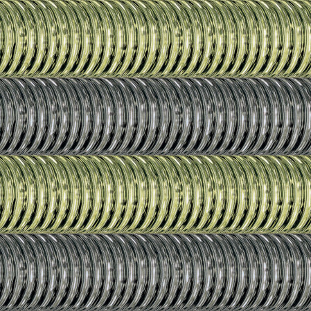 Abstract seamless gold and silver metallic patternの写真素材