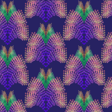Abstract pattern resembling peacock feathers