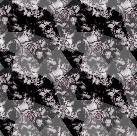 Seamless black purple and gray marble pattern with typical structureの写真素材