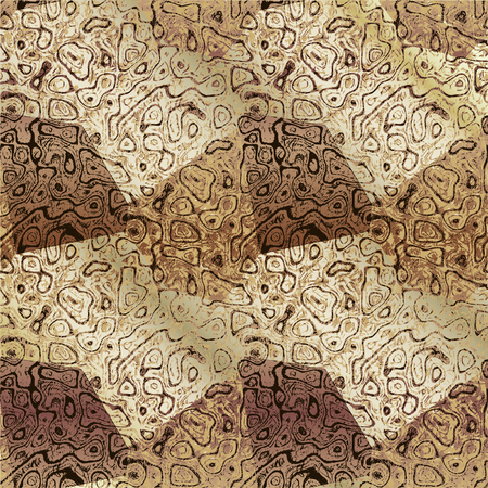 Abstract brown, beige and white mottled background resembling old marble floorのイラスト素材