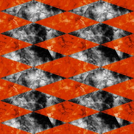 Abstract seamless red and black marbled pattern with veins.の写真素材