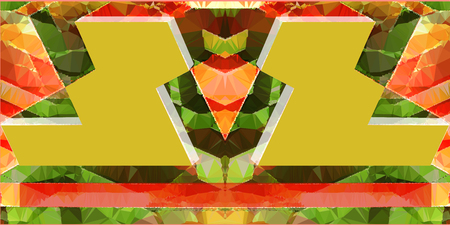 Abstract polygonal pattern.のイラスト素材