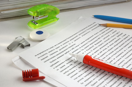 correction mistakes in documents