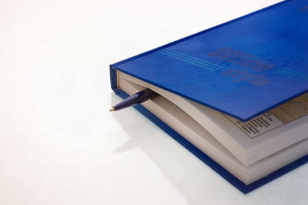 stationery pen and notebookの写真素材