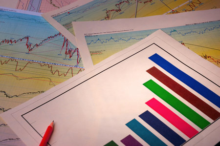 The financial analysis of growth of exchange sales on the basis of diagrammes and schedules
