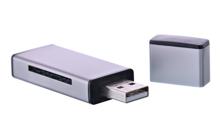 card reader usb on a white background
