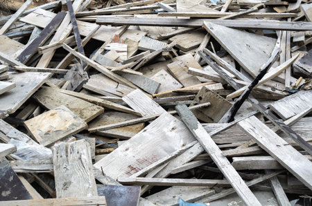 dump scraps and waste wood products