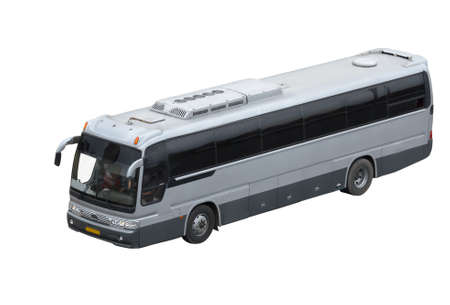 passenger bus isolated on white background の写真素材