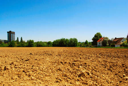 Fertile soil - rural landscapeの写真素材