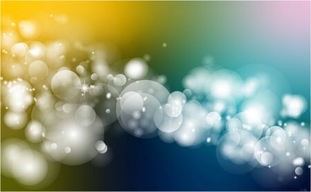 Various Colorful Bokeh Background Vector Illustrationのイラスト素材