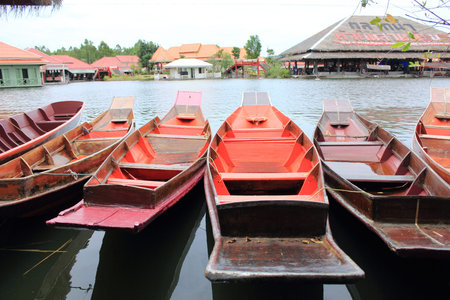 Sampunnam floating market Thailandのeditorial素材