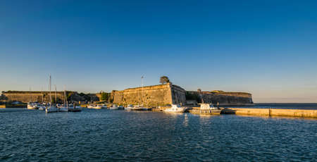 The citadel at Ch?teau-d'Ol?ron in Charente-maritime, France.の写真素材