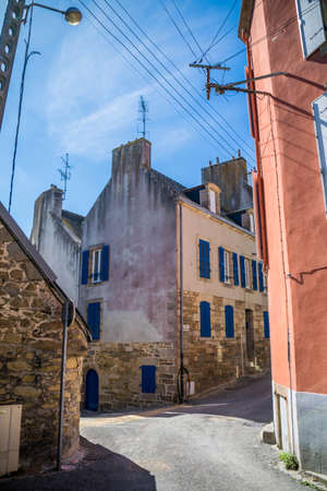 Douarnenez, city and Breton port on the Atlantic in France.の写真素材