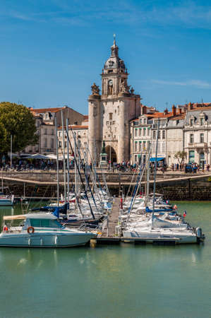 The city of La Rochelle on the Atlantic Ocean in France.のeditorial素材