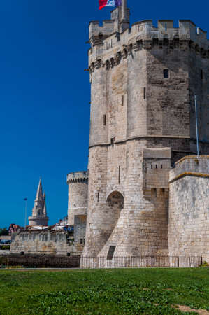 The city of La Rochelle on the Atlantic Ocean in France.のeditorial素材