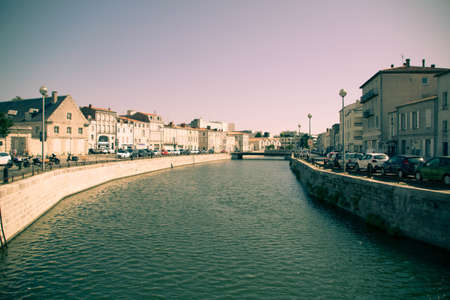 La Rochelle, fishing and marina port in Charente-Maritime, Nouvelle-Aquitaine, France,のeditorial素材