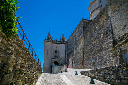 Grignan, medieval village of Drme in Auvergne-RhÃ´ne-Alpes, France,のeditorial素材