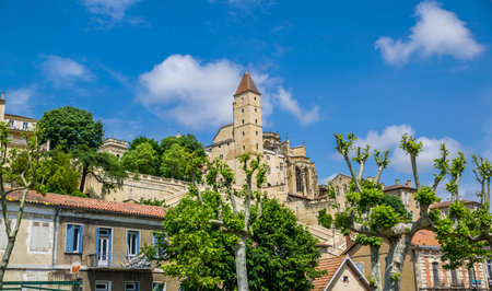 Auch, medieval town of Gers in the Occitanie region, France.のeditorial素材