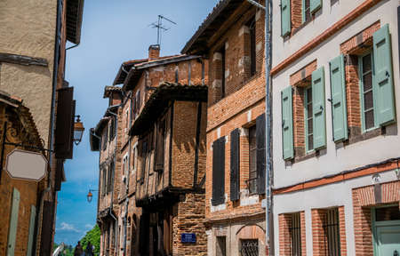 Albi, historic town of Tarn in Occitanie, France.のeditorial素材