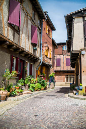 Albi, historic town of Tarn in Occitanie, France.のeditorial素材
