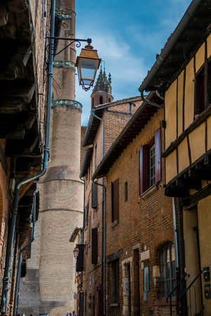 Albi, historic town of Tarn in Occitanie, France.の写真素材