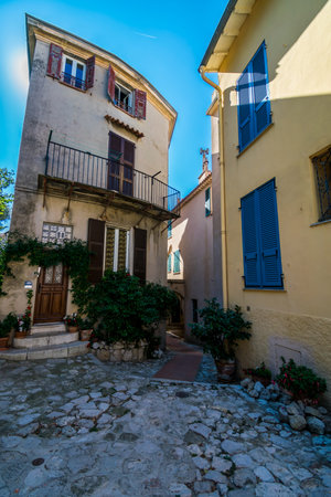 La Turbie village on the French Riviera, overlooking Monaco.