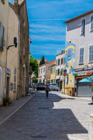 La Ciotat, village of Provence near Marseille in Franceの写真素材