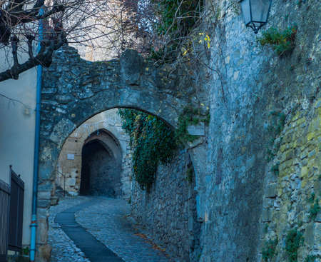 Vaison-la-Romaine, an ancient village near Mont Ventoux in the Vaucluse, in the south of France.の写真素材