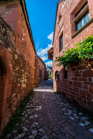 Collonge-la-Rouge, beautiful village of France in CorrÃ¨ze.の写真素材