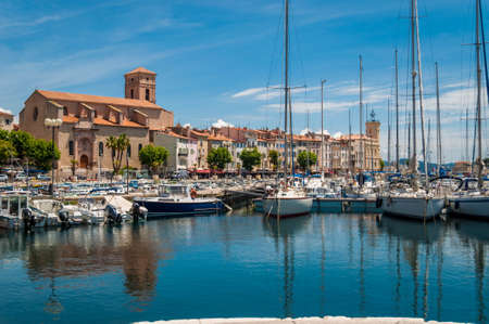 Port of La Ciotat in the south of France.の写真素材