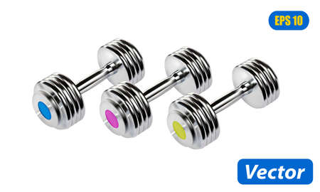 Dumbbells vector illustration isolated on white backgroundのイラスト素材