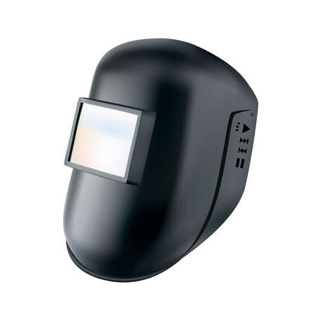 Welding mask on a white background. Vector illustration.のイラスト素材