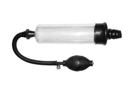 Vacuum pump with a blower to increase the penis.の写真素材