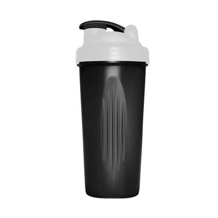 Shaker for protein shakes in vector on white background.のイラスト素材