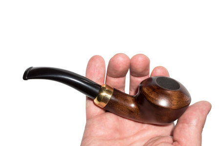 Smoking pipe made of wood