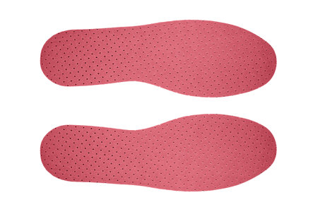 Orthotic insoles made of flavored latex.